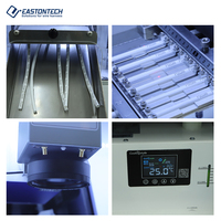 EASTONTECH EW-6320 Máquina automática de marcado de tubos láser UV de 1-6 canales, máquina de corte de fundas termorretráctiles OD1.5-40mm