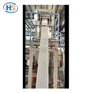 biodegradable film blowing machine PBAT/TPS compound bioplastic film granules extruder