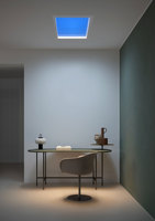 Lampe LED encastrée à lumière artificielle intérieure, CRI élevé, effet ciel bleu, faux puits de lumière, panneau de plafond virtuel