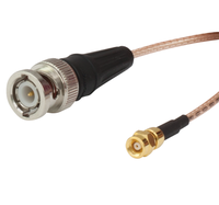 Câble de sonde d'échographie BNC vers 00 01/1 femelle compatible avec les convertisseurs adaptateurs Big/Mini Lemos vers BNC