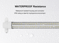 Tube lumineux LED à connexion facile pour serre verticale, spectre complet personnalisé pour la croissance des plantes, légumes, fruits et herbes