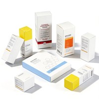 Emballages cosmétiques en carton imprimé pailleté recyclable, boîtes à fentes avec logo de marque personnalisé pour gloss et rouge à lèvres