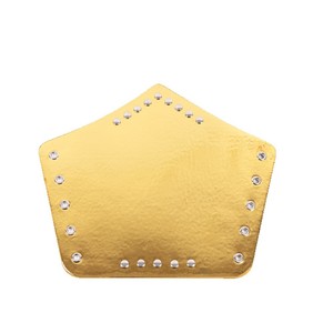 Protège-poignet médiéval en argent et or, lisse, <span class=keywords><strong>rivet</strong></span>é, en similicuir, pour chevaliers, scène, Halloween, Noël, carnaval, accessoire de cosplay - Product Image 5