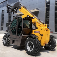 Schwerlast-4x4-Teleskoplader 2 Tonnen 3 Tonnen 5 Tonnen Teleskopstapler mit 7m 10m 6m Hubhöhenoptionen Mini-Teleskoplader zum Verkauf