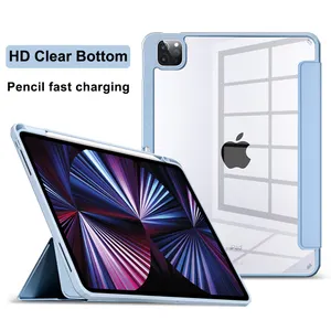 Casing iPad Air 4 iPad, untuk iPad Air 4 2020 untuk iPad Pro 11 Capa 2021 untuk iPad Generasi 9 10.2 Penutup Ke-7 Mini 6 Casing Pensil