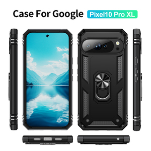 Custodia Protettiva Antiurto per Google Pixel 10pro XL con Supporto ad Anello e Cavalletto - Product Image 3