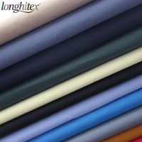 Tissu Popeline Uni Teint Longhitex Respirant et Séchage Rapide 90% Polyester/10% Coton pour Costumes de Filles, Sacs, Textiles de Maison, Jupes