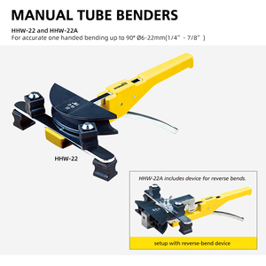 Máy uốn ống tay nhẹ HHW-22/HHW-22A, xuất xứ Chiết Giang, Trung Quốc, máy uốn ống thủy lực tay 2 inch - Product Image 3