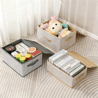 Boîte de rangement pour vêtements, grande capacité, durable, avec poignée à fermeture éclair, sac de rangement multifonction, organisateur de vêtements pour la maison et le bureau