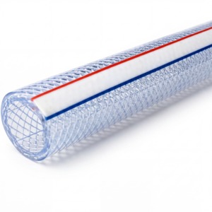 Tuyau en fibre de PVC tressé, épaissi, haute pression, flexible, transparent, en maille, pour l'irrigation <span class=keywords><strong>agricole</strong></span> - Product Image 4