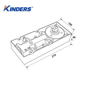Heavy Duty Floor <span class=keywords><strong>Spring</strong></span> Máquina de resorte de piso sin marco para puerta de vidrio Edificio de oficinas - Product Image 3