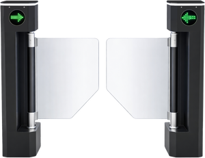 Barrière tourniquet intelligente en acier inoxydable 304 avec système de contrôle d'accès par carte RFID pour immeuble de bureaux, salle de sport, supermarché - Product Image 1