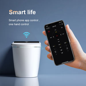 Toilette Intelligente Automatique en Céramique de Qualité Supérieure, Montée au Sol, avec Affichage LED HD, Télécommande Intelligente et <span class=keywords><strong>Prix</strong></span> Abordable - Product Image 4