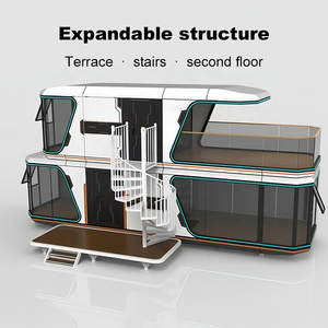Maison conteneur à capsule spatiale personnalisée Maison capsule préfabriquée <span class=keywords><strong>Hôtel</strong></span> avec système intelligent - Product Image 5