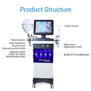 Appareil de peeling aquatique 15 en 1, machine de soin du visage à l'oxygène, machine de dermabrasion, machine de soin du visage hydro - Product Image 2