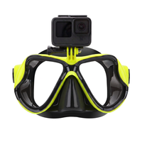 Masque de plongée en gros avec support pour caméra pour la photographie sous-marine, l'enregistrement vidéo, la plongée avec tuba et la plongée libre