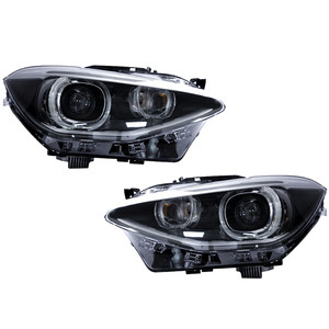 Para <span class=keywords><strong>BMW</strong></span> Serie 1 F20 2012-2014, Actualización Facelift, Ojos de Ángel DRL, Proyector, Lámpara Delantera, Plug and Play, Iluminación para Automóvil, Conjunto de Faros LED - Product Image 2