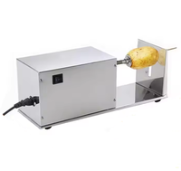 Elektrische Roestvrijstalen Spiraal Aardappel Twister Snijmachine Tornado Aardappel Snijmachine Tornado Aardappel Chip Toren Snijmachine