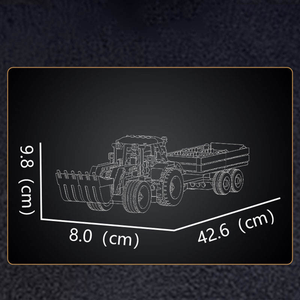 Mould King 24093 504PCS Serie de ingeniería Remolque agrícola Modelo de bloques de construcción Juguete educativo técnico Festival Regalo - Product Image 5