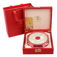 Nouvelle boîte cadeau haut de gamme pour nid d'oiseau, impression bronzée, emballage alimentaire pour 100g/250g/500g, boîte vide pour nid d'oiseau naturel