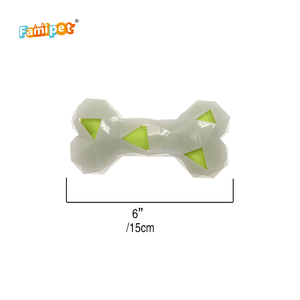 Altamente recomendado venta al por mayor buena calidad TPR hueso perro juguetes de peluche - Product Image 2