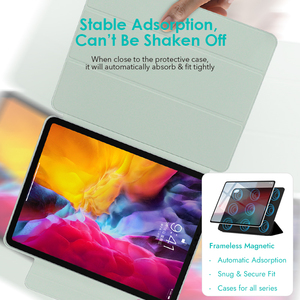 Coteci Tri gấp Silicone từ <span class=keywords><strong>Ipad</strong></span> trường hợp thông minh bìa với chủ bút chì tự động ngủ Wake Slim đứng cho <span class=keywords><strong>Ipad</strong></span> 10.<span class=keywords><strong>2</strong></span> 10.9 Air Pro - Product Image 3