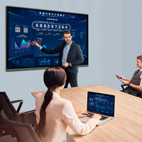 Sistema de póster digital interactivo inteligente para conferencias de 86 pulgadas |   Solución Todo en Uno para Reuniones Ejecutivas y Aplicaciones de Autoservicio