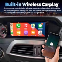 Pantalla Qualcomm de 18.8 Pulgadas con CarPlay para Mercedes Benz Clase C W204 NTG 4.5, Reproductor Multimedia Android 13, GPS, DSP, Unidad Principal