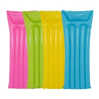 Fabrik preis PVC Tragbare lange schwimmende Reihen Schwimm ring Wasser bett matte Hängematte Aufblasbare Strand luft matratze