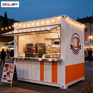 Kiosque préfabriqué 20 pieds 40 pieds Mini conteneur Café Bar Restaurant de restauration rapide portable Magasin de proximité - Product Image 2