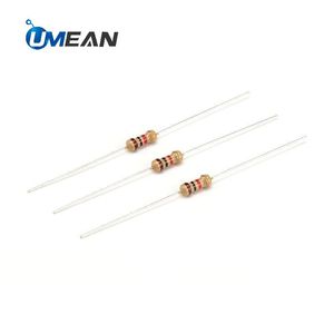 1/4W résistance du film de carbone 3.3 <span class=keywords><strong>ohm</strong></span> 33R 330 <span class=keywords><strong>ohm</strong></span> 3.3K <span class=keywords><strong>33K</strong></span> 330K 3.3M anneau quatre couleurs 0.25 watt - Product Image 3