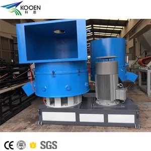 granulator for plastics polyethylene and pvc