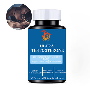 Cápsulas Ultra Male Enhancement con Saw Palmetto y Horny Goat Weed para Adultos, Ayuda a Mejorar la Energía, la Resistencia y el Rendimiento - Product Image 1