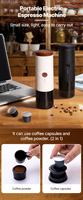 Tragbare Kaffeemaschine von Herstellern: Meistverkaufte Automatische Heiz-Kapsel-Espressomaschine mit Anpassbarem Logo, Sofort Lieferbar