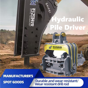 Harga terbaik HF150 <span class=keywords><strong>Driver</strong></span> tumpukan hidrolik pengemudi palu untuk 12-17Ton ekskavator - Product Image 2