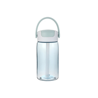 Coffrets cadeaux Everich – Bouteille d'eau en acier inoxydable et Tritan de qualité alimentaire 500 ml (18 oz) avec paille à ouverture facile, couvercle à clapet et poignée portable