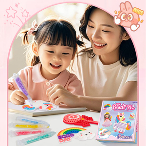 Per bambini fai da te giocattoli creativi in <span class=keywords><strong>pasta</strong></span> fatti <span class=keywords><strong>a</strong></span> <span class=keywords><strong>mano</strong></span> con perline e diamanti Kit di pittura con gemma Montessori artigianato <span class=keywords><strong>a</strong></span> mosaico con perline <span class=keywords><strong>a</strong></span> punti penna con perline <span class=keywords><strong>fatte</strong></span> <span class=keywords><strong>a</strong></span> <span class=keywords><strong>mano</strong></span> - Product Image 2