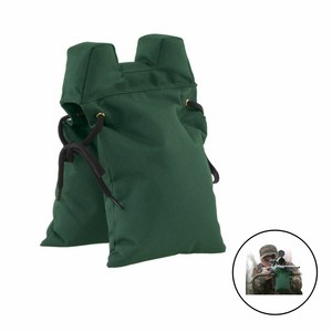 Sac de sable tactique pour la chasse en extérieur, en polyester vert, utilisation universelle pour l'entraînement au tir - Product Image 1