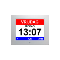 Marque 7 "8" 10 "pouces météo WiFi calendrier numérique horloge quotidienne avec rappel de médicaments pour la démence Alzheimer personnes âgées