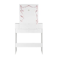 Table de maquillage moderne avec miroir super clair et lumière Meuble professionnel de chambre à coucher sous contrat de luxe