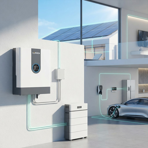 Inversor solar híbrido monofásico de bajo voltaje con MPPT integrado para sistema de almacenamiento solar con batería de litio de bajo voltaje apilable para el hogar - Product Image 4