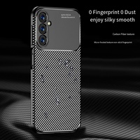 Coque souple en fibre de carbone pour Samsung Galaxy S22 Plus S21 Ultra A53 A33 A13 4G A73 5G A03 Core A23 M23 M53 M33 M54 Armure Couverture arrière