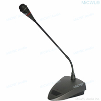 MiCWL T515 Table filaire col de cygne Microphone salle de réunion de conférence 5m câble XLR 48V alimentation fantôme pour SUB contrôleur mélangeur