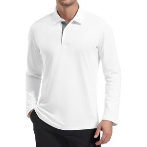 Camisa Polo Personalizada de Manga Larga para Hombre, Secado Rápido, Absorbe la Humedad, Camisa de Golf Sólida para Hombre - Product Image 2
