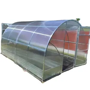 Multi-span invernadero Greenhouse Frame Galvanized Steel Multi-Span PO film Greenhouse Steel Frame for Vegetables