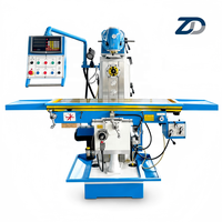 Fresadora Universal Tipo Rodilla X6436, Automática, de Alta Precisión, Combinación Horizontal y Vertical con DRO para Corte de Metal