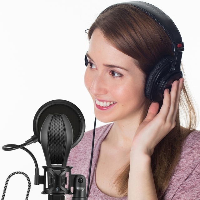 Dropshipping Yanmai PS-2 Recording Microphone Pop Filter, Studio Wind Screen Mic Mask Shield Pop Filter