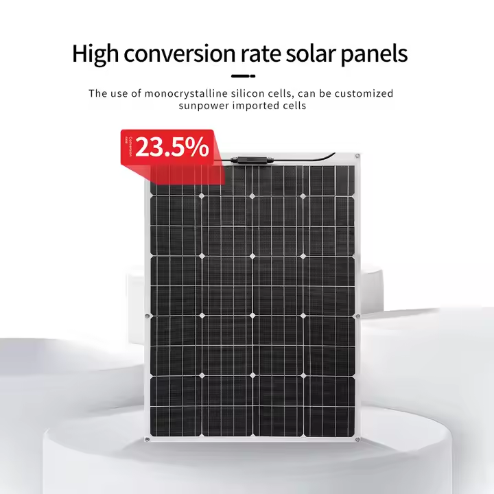200W/220W Flexible Solar Cell Panels Thin Film Cleaning System for ...