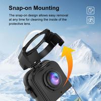 Protection d'objectif en verre trempé optique à clipser PULUZ pour Insta360 X4 Air