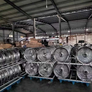 Rueda de radios de coche de 20, 22 y 24 pulgadas, color dorado, 2022, 140, <span class=keywords><strong>180</strong></span>, 200, venta al por mayor, 100 - Product Image 3